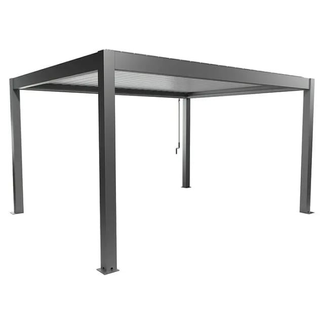 Biohort Pergola 4,5 m x 3,5 m Quarzweiß