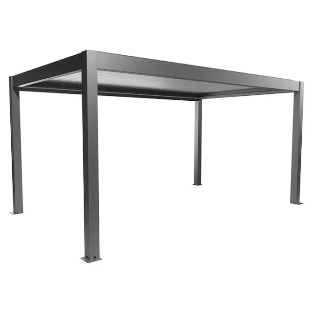 Biohort Pergola 5 m x 3 m Quarz-Silber