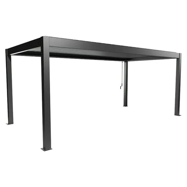 Biohort Pergola 6 m x 3 m Dunkelgrau-Metallic