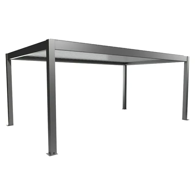 Biohort Pergola 6 m x 3,5 m Quarzweiß
