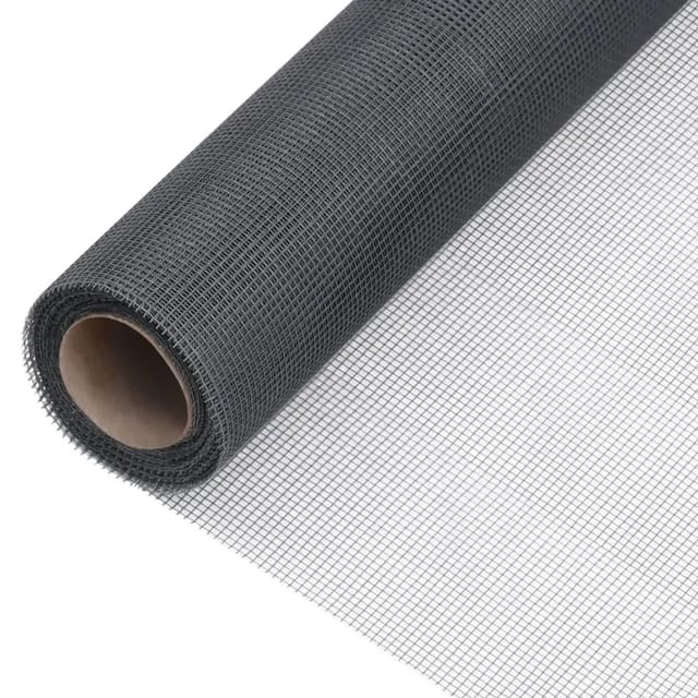 vidaXL Fliegengitter Fiberglas 60x500 cm Grau 150865