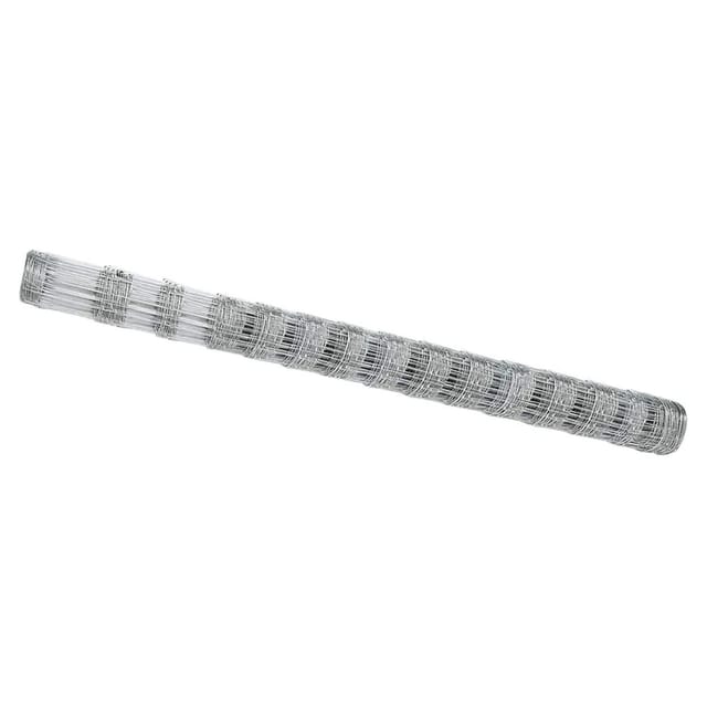 vidaXL Feldzaun Silber 50 x 1,6 m Verzinkter Stahl 42005852