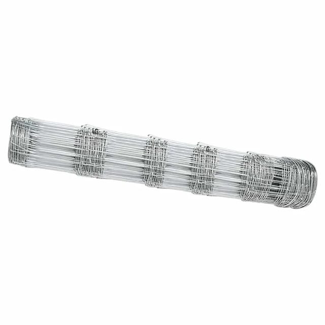 vidaXL Feldzaun Silber 25 x 0,8 m Verzinkter Stahl 42005802