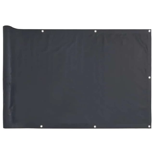 vidaXL Balkon-Sichtschutz Anthrazit 400x120 cm PVC 4005485
