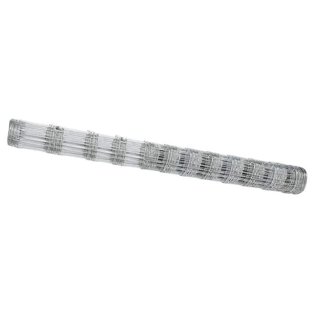 vidaXL Feldzaun Silber 50 x 1,4 m Verzinkter Stahl 42005843