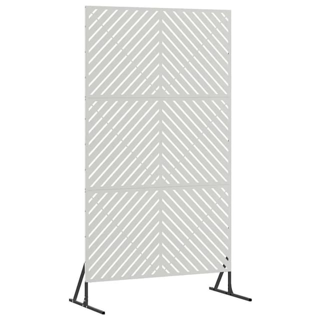 vidaXL Sichtschutz Grau 100 x 50 x 180 cm Stahl 868546
