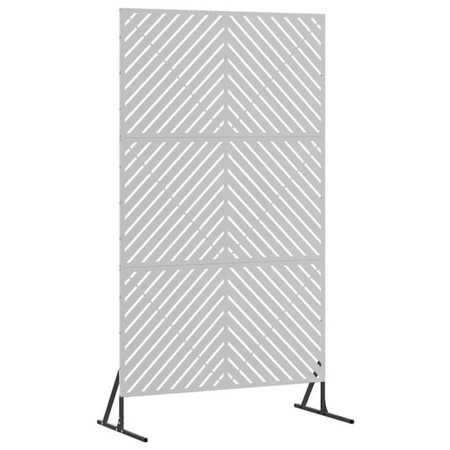 vidaXL Sichtschutz Grau 100 x 50 x 180 cm Stahl 868547