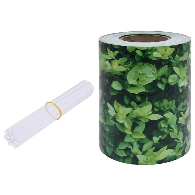 vidaXL Garten-Sichtschutz PVC 35x0,19 m Grün 147849