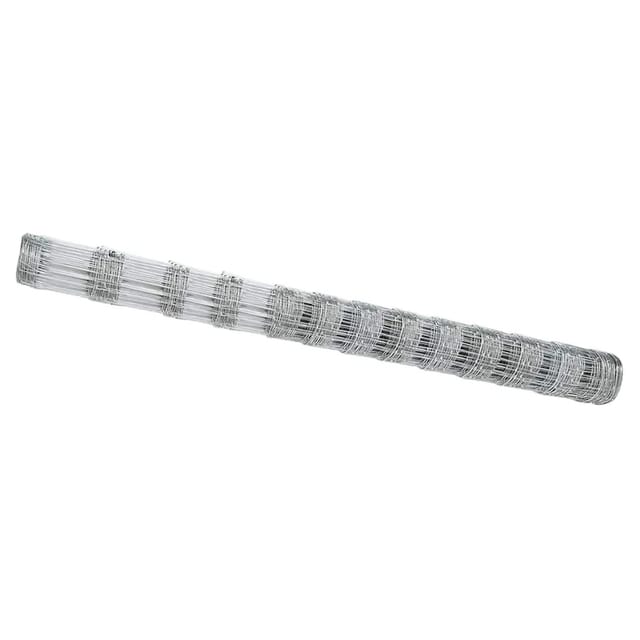 vidaXL Feldzaun Silber 25 x 1,4 m Verzinkter Stahl 42005818