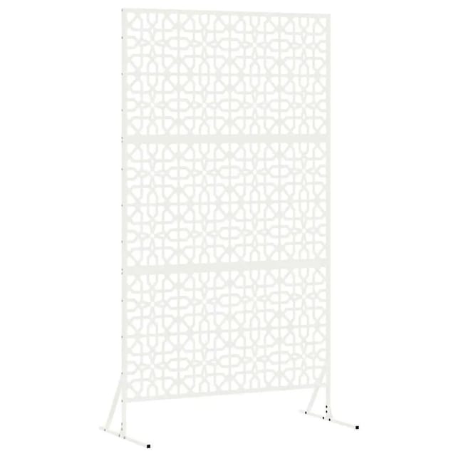 vidaXL Sichtschutz Weiß 100 x 50 x 180 cm Stahl 868571
