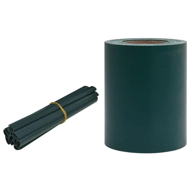 vidaXL Garten-Sichtschutz PVC 35x0,19 m Mattgrün 147869