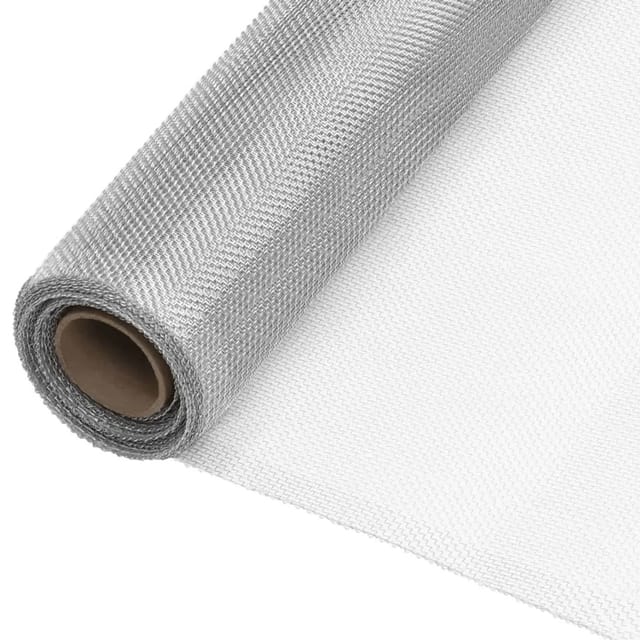 vidaXL Fliegengitter Aluminium 80x1000 cm Silbern 150849