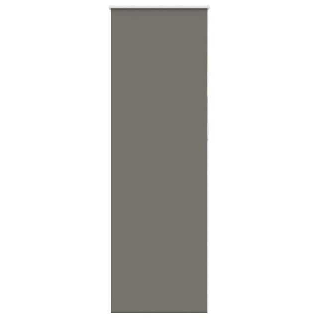 vidaXL Verdunkelungsrollo Grau 80x210 cm Stoffbreite 75,7 cm Polyester 4011176