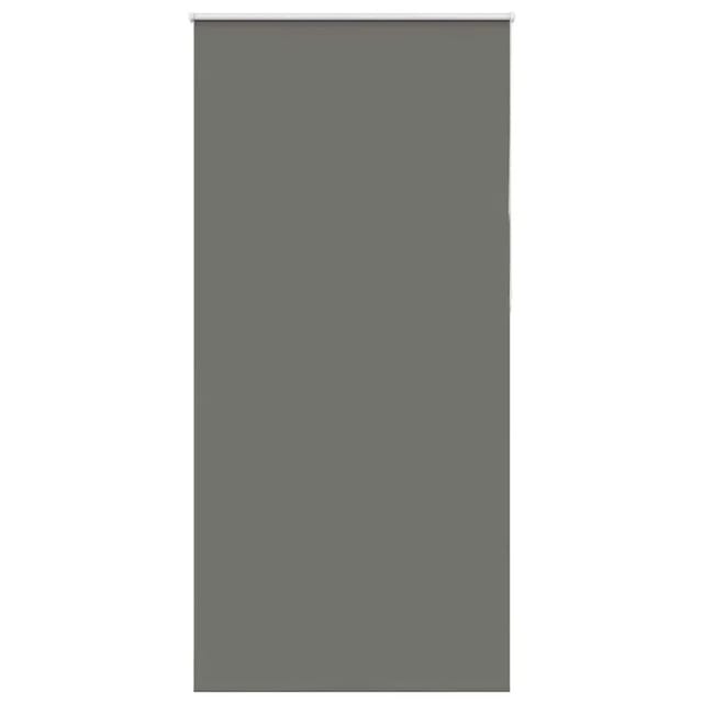 vidaXL Verdunkelungsrollo Grau 90x230 cm Stoffbreite 85,7 cm Polyester 4011204