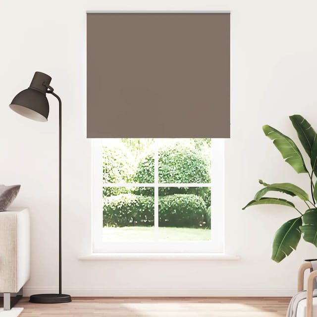 vidaXL Verdunkelungsrollo Kaffeebraun 120x230 cm Stoffbreite 116,6 cm 4011080