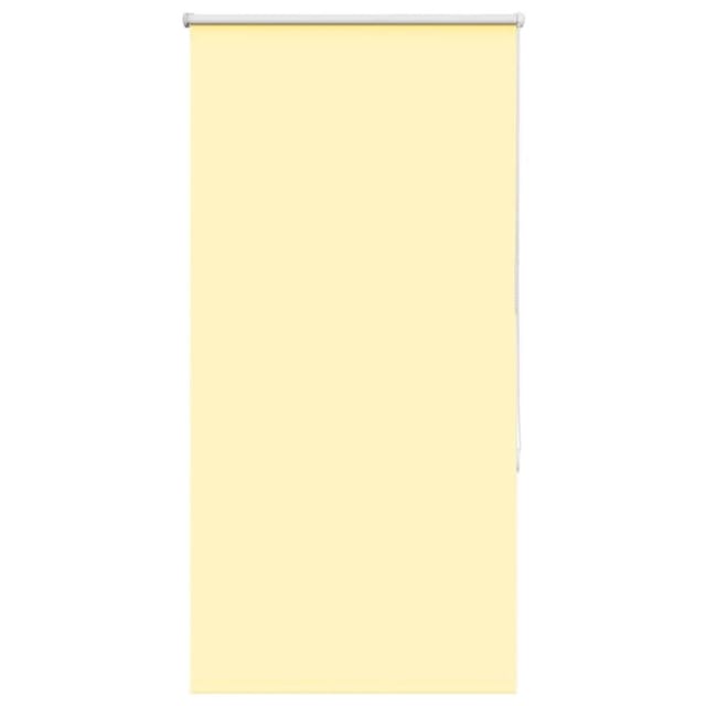 vidaXL Verdunkelungsrollo Gelb 85x130 cm Stoffbreite 80,7 cm Polyester 4012009