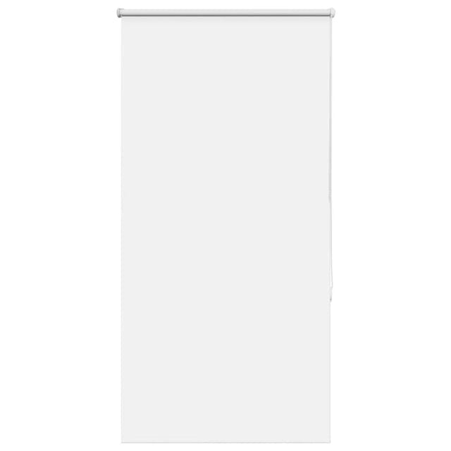 vidaXL Verdunkelungsrollo Weiß 85x130cm Stoffbreite 80,7 cm Polyester 4011879
