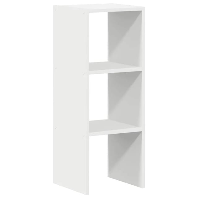 vidaXL Bücherregal Stapelbar Weiß 30x30x80 cm Holzwerkstoff 858803