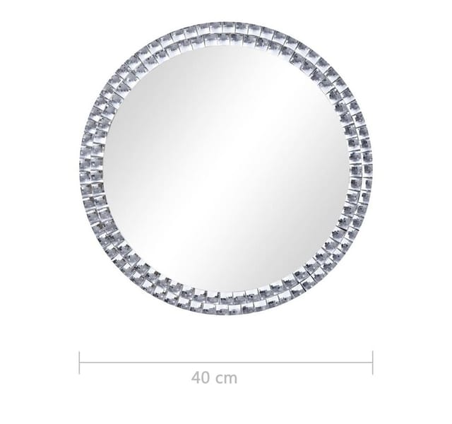 vidaXL Wandspiegel 40 cm Hartglas 249447