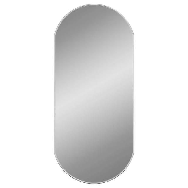vidaXL Wandspiegel Silbern 90x40 cm Oval 348193