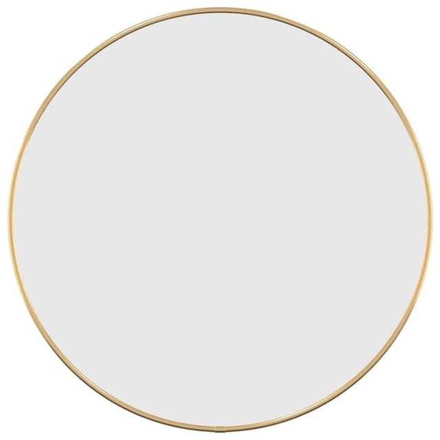 vidaXL Wandspiegel Golden Ø 50 cm Rund 348181