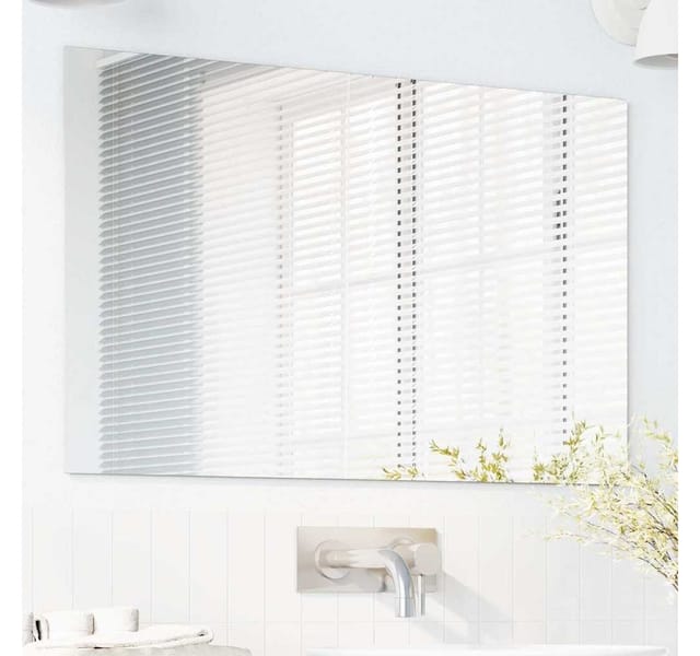 vidaXL Wandspiegel Rechtwinklig 50 x 80 cm Gehärtetes Glas 42023027
