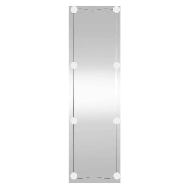 vidaXL Wandspiegel mit LED-Leuchten 30x100 cm Glas Rechteckig 3189151