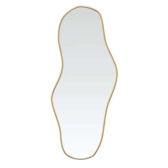 vidaXL Wandspiegel Golden 80x35 cm 348261