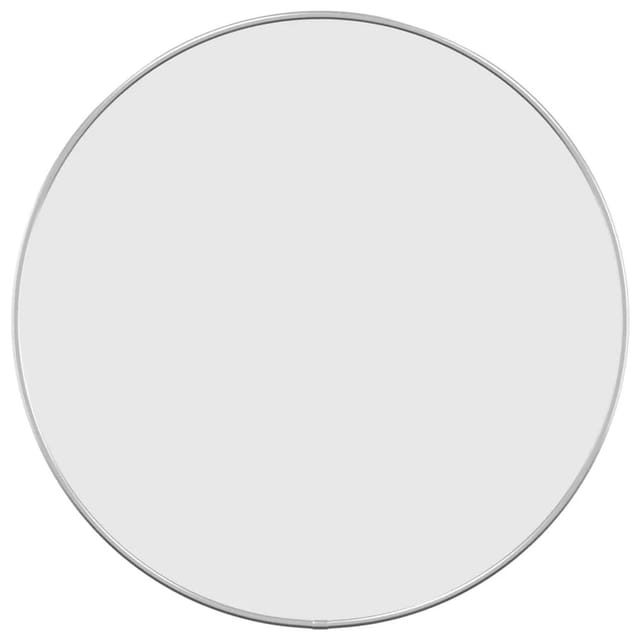 vidaXL Wandspiegel Silbern Ø 50 cm Rund 348176