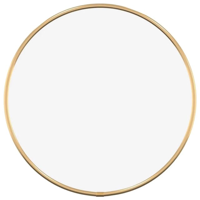 vidaXL Wandspiegel Golden Ø 30 cm Rund 348179