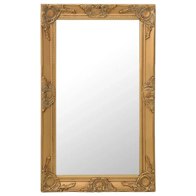 vidaXL Wandspiegel im Barock-Stil 50 x 80 cm Golden 320321