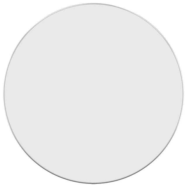 vidaXL Wandspiegel Silbern Ø 60 cm Rund 348177