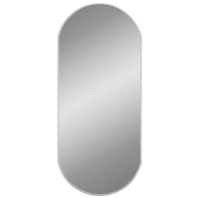 vidaXL Wandspiegel Silbern 80x35 cm Oval 348192