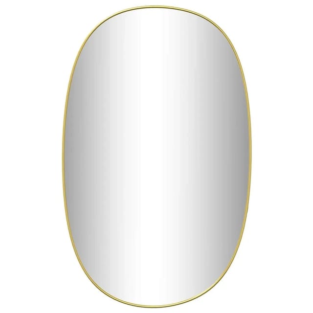 vidaXL Wandspiegel Golden 80x50 cm 348220