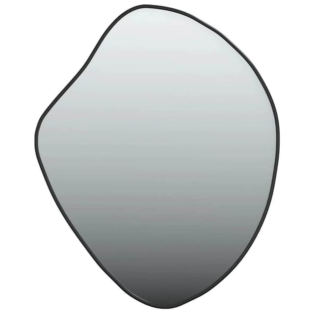 vidaXL Wandspiegel Schwarz 50x40 cm 348252