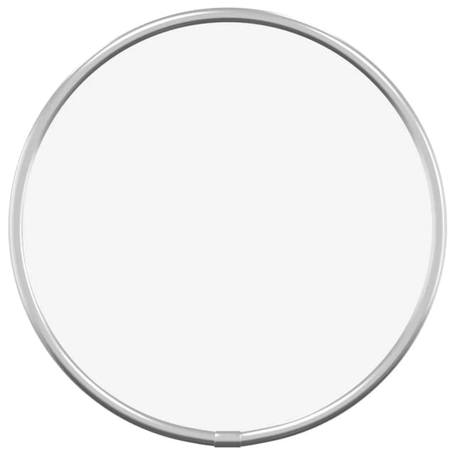 vidaXL Wandspiegel Silbern Ø 20 cm Rund 348173