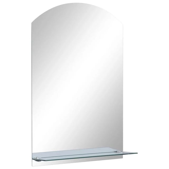 vidaXL Wandspiegel mit Regal 40x60 cm Hartglas 249431