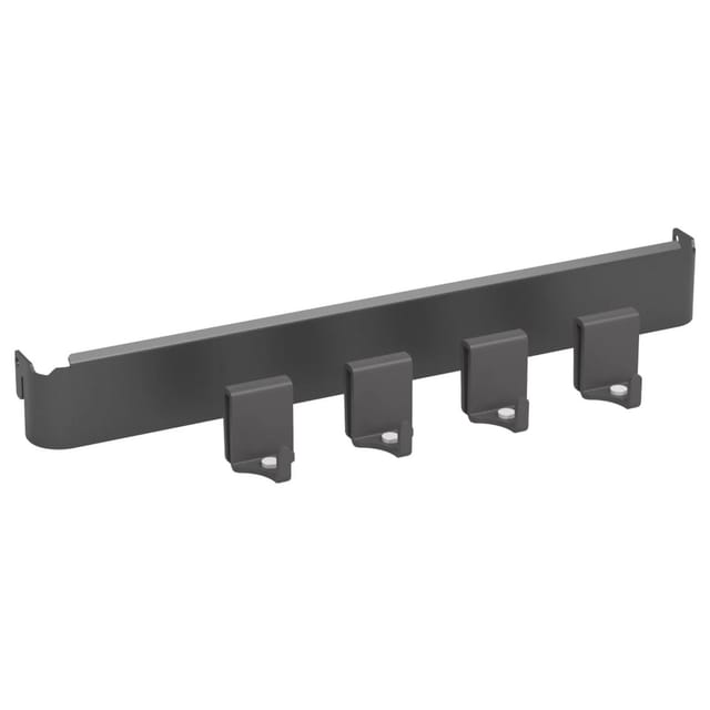 Kesseböhmer K-Line Side Trägerleiste 351 x 30 x 45 mm mit 4 Haken Anthrazit