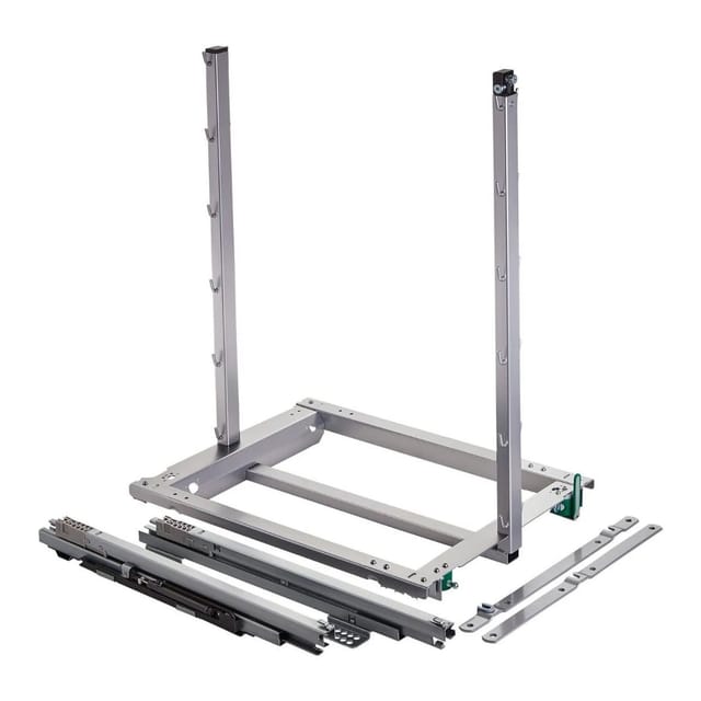 Kesseböhmer DISPENSA Junior III Auszugsrahmen Silbergrau für Korpusbreite 300 mm