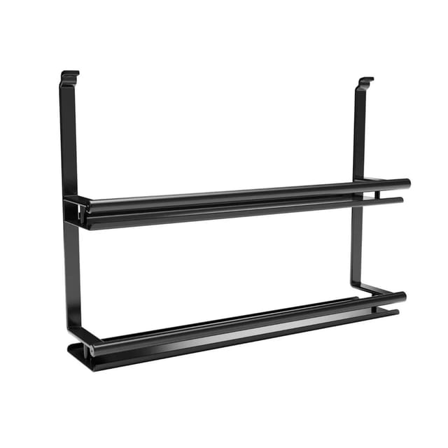 Kesseböhmer Linero Style Gewürzboard Schwarz 2 Etagig