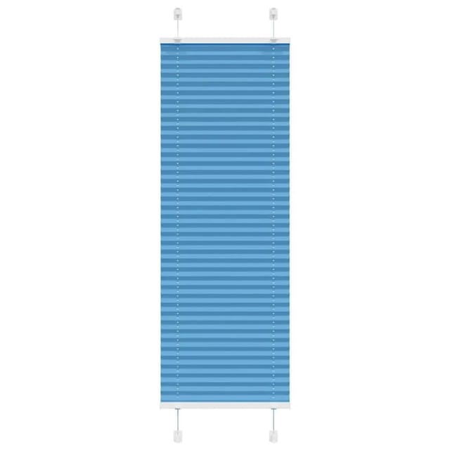 vidaXL Plissee Blau 40x150 cm Stoffbreite 39,4 cm Polyester 4015182
