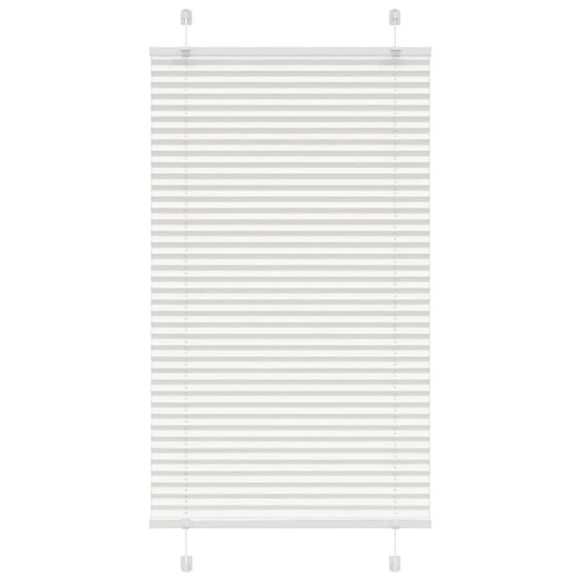 vidaXL Plissee Weiß 75x150 cm Stoffbreite 74,4 cm Polyester 4015495