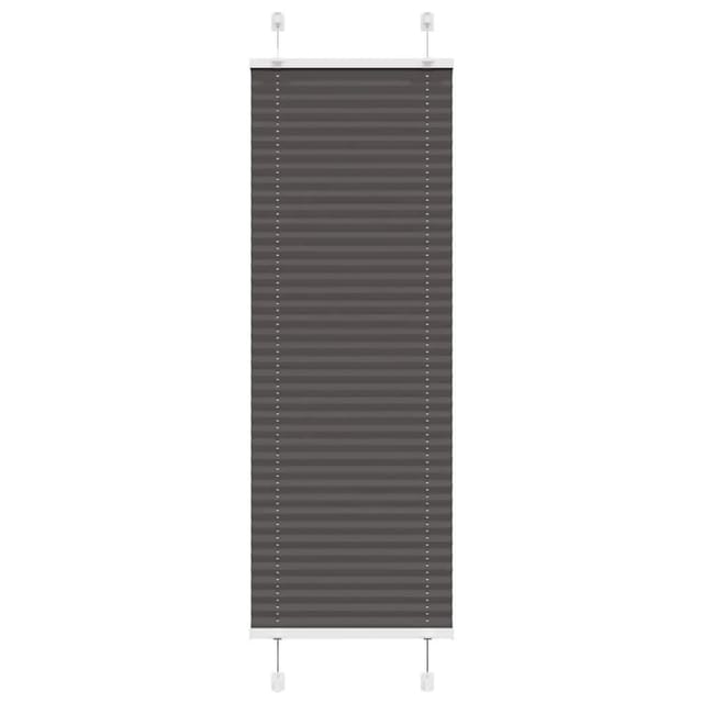 vidaXL Plissee Schwarz 45x100 cm Stoffbreite 44,4 cm Polyester 4015115