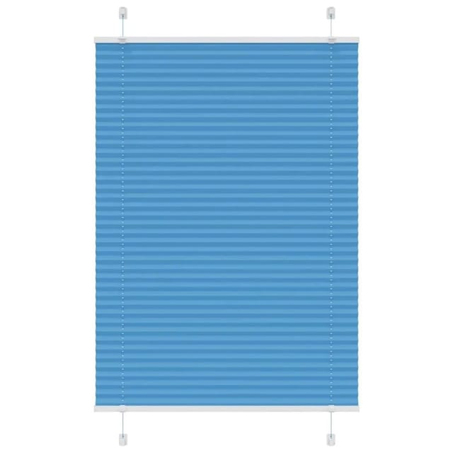 vidaXL Plissee Blau 100x150 cm Stoffbreite 99,4 cm Polyester 4015194