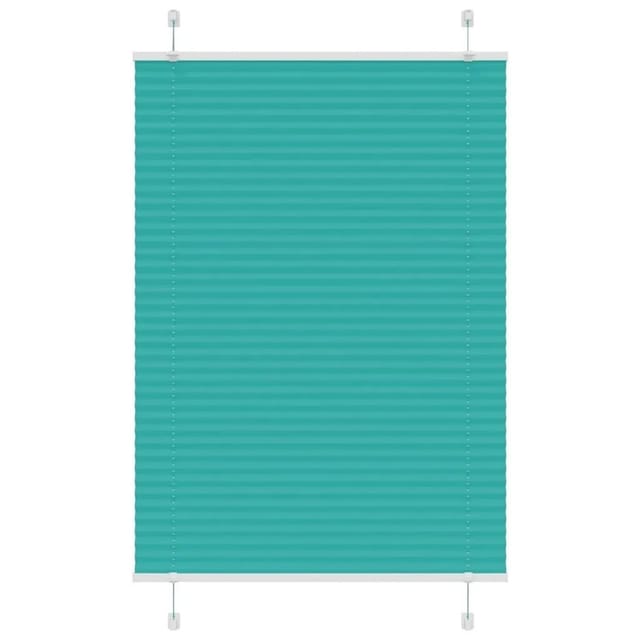 vidaXL Plissee Petrolgrün 95x150 cm Stoffbreite 94,4 cm Polyester 4015397