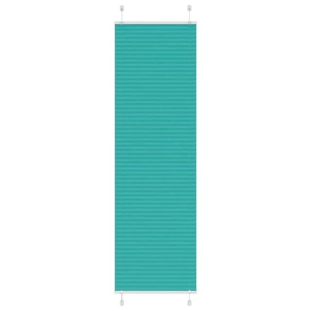vidaXL Plissee Petrolgrün 60x200 cm Stoffbreite 59,4 cm Polyester 4015407
