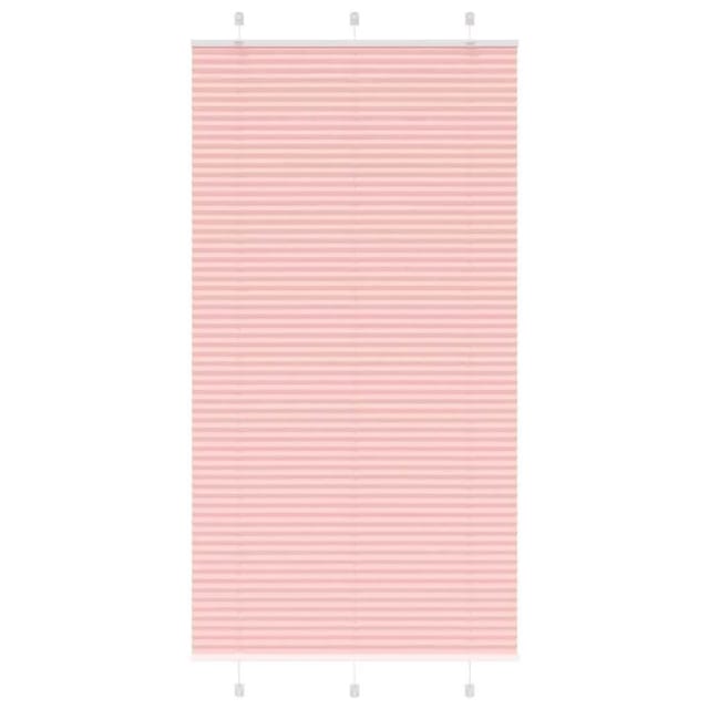 vidaXL Plissee Rosa 105x200 cm Stoffbreite 104,4 cm Polyester 4015467