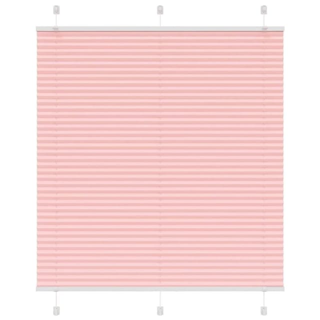 vidaXL Plissee Rosa 120x100 cm Stoffbreite 119,4 cm Polyester 4015436
