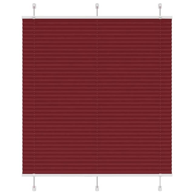 vidaXL Plissee Bordeauxrot 115x150 cm Stoffbreite 114,4 cm Polyester 4015248