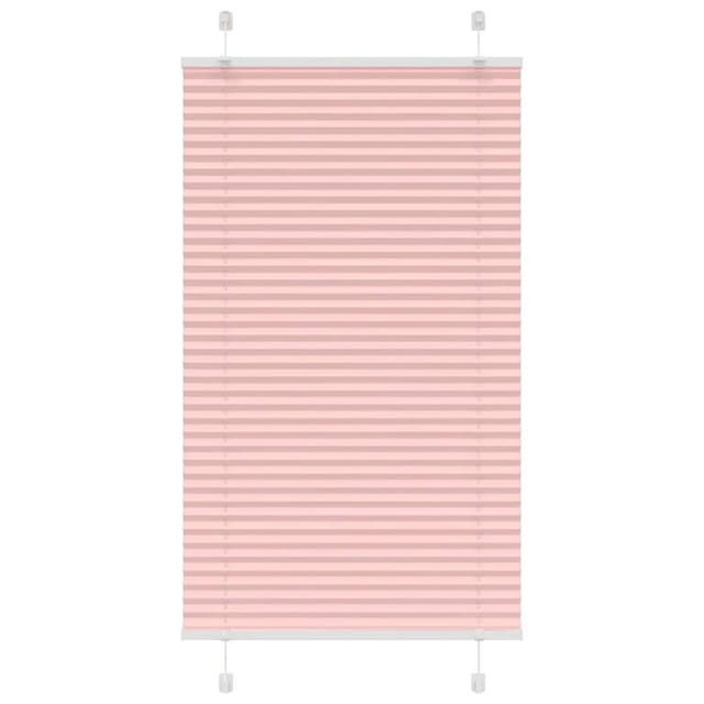 vidaXL Plissee Rosa 75x150 cm Stoffbreite 74,4 cm Polyester 4015444